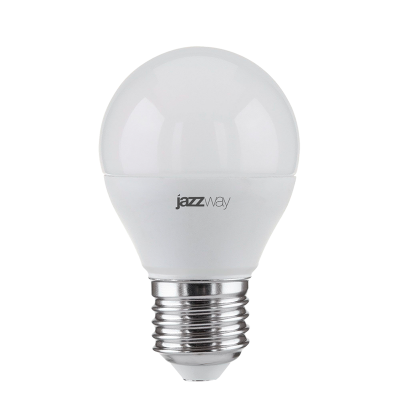 Лампа PLED G45 7W E27 3000K 530Lm Jazzway